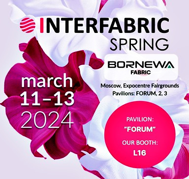 We are in MOSCOW EXPOCENTRE FAIRGROUNDS Exhibition on 11  13 MARCH 2024 at booth L16 with latest product profile of Bornewa